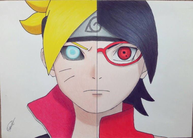 Боруто Наруто Саске и Боруто