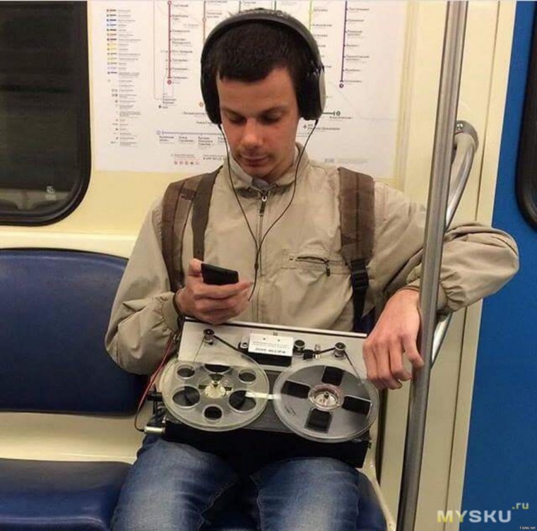 Аудиофил в метро