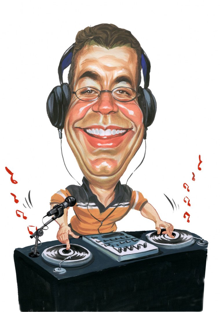 Шарж диджей