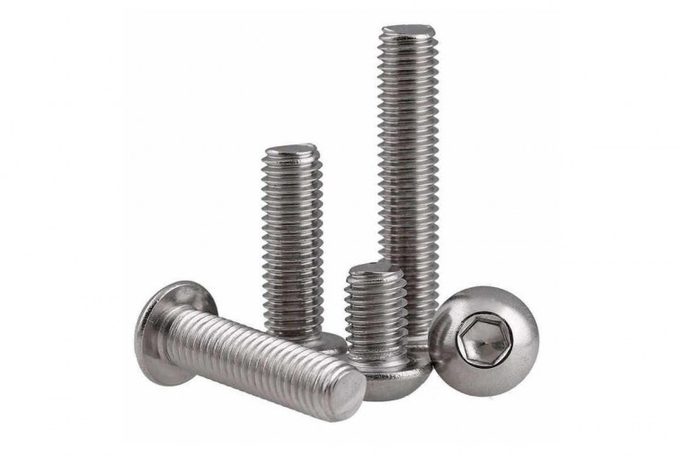 Винт с полукруглой головкой din 7380