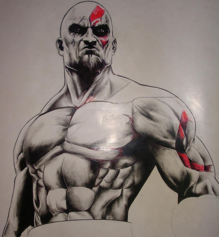 Кратос Бог войны Спартанец