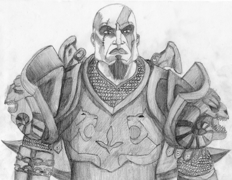 Тату год оф вар Кратос