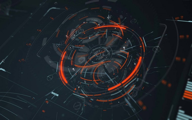 Голограмма киберпанк