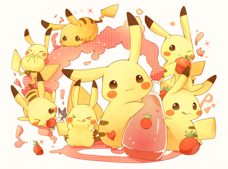 Аниме покемоны Пикачу