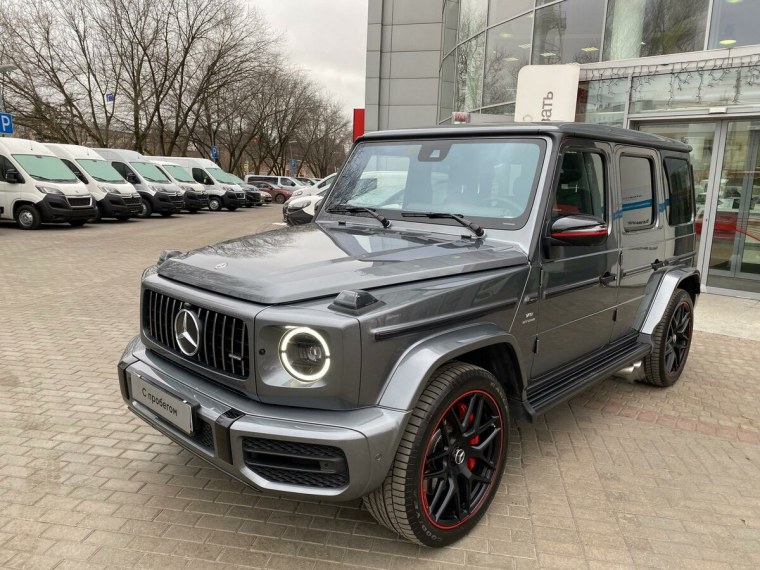 Мерседес Бенц g63 АМГ серый