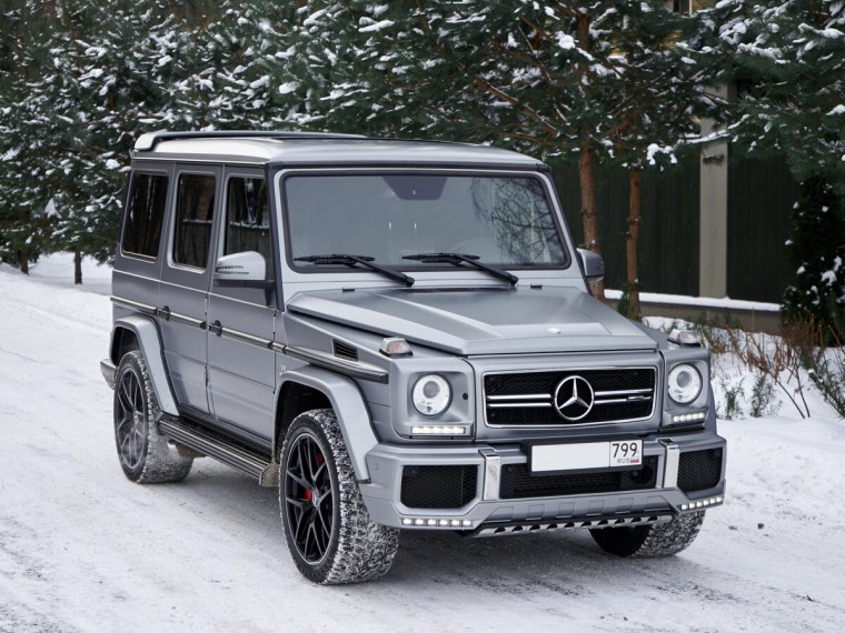 Mercedes g63 AMG серый