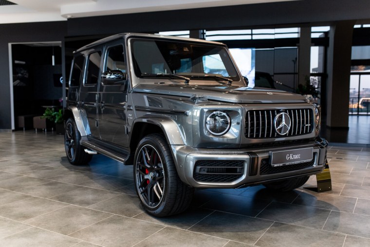 Mercedes g63 AMG серый