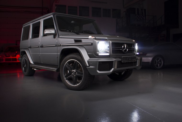 Мерседес Benz g63 AMG серый
