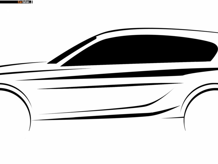 Контур машины сбоку