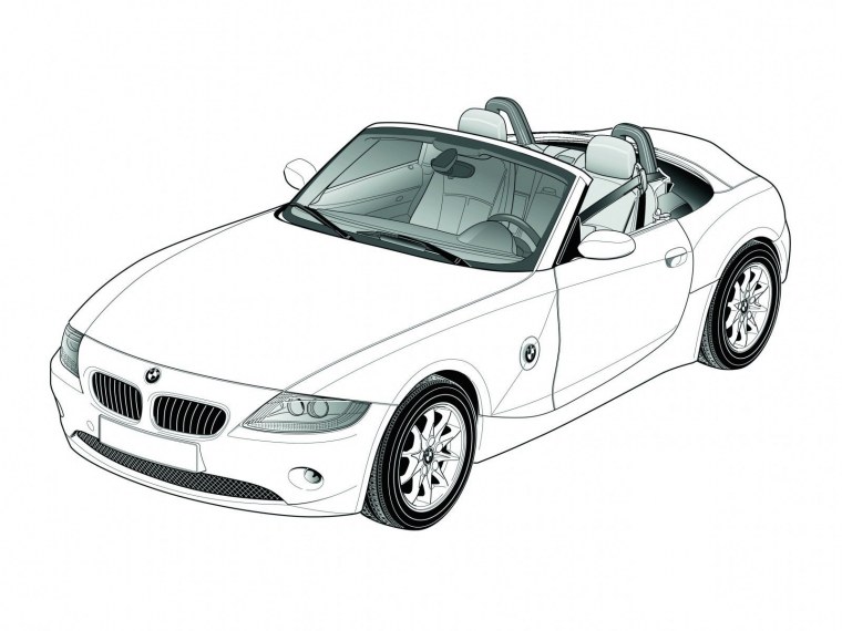 Раскраска: кабриолеты