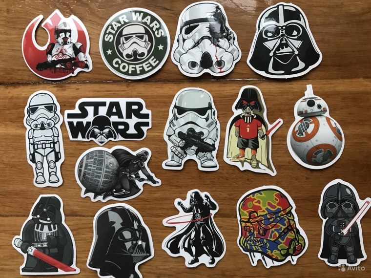 Наклейки Звездные войны