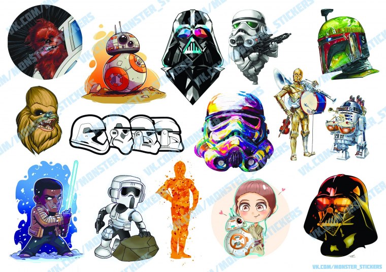 Стикеры Звездные войны