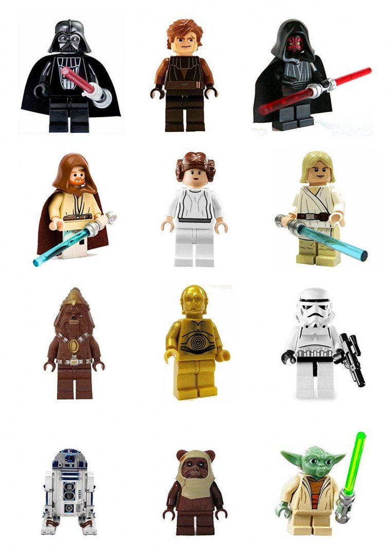 Герои Стар ВАРС лего для торта