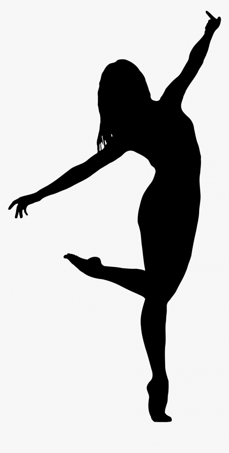 Очертания фигуры девушки