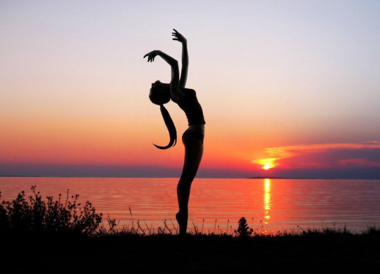 Силуэт женского тела