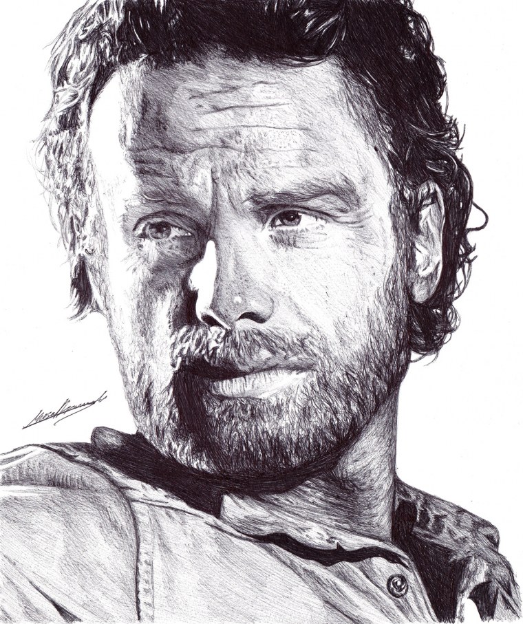 Ходячие мертвецы Рик Граймс Эволюция