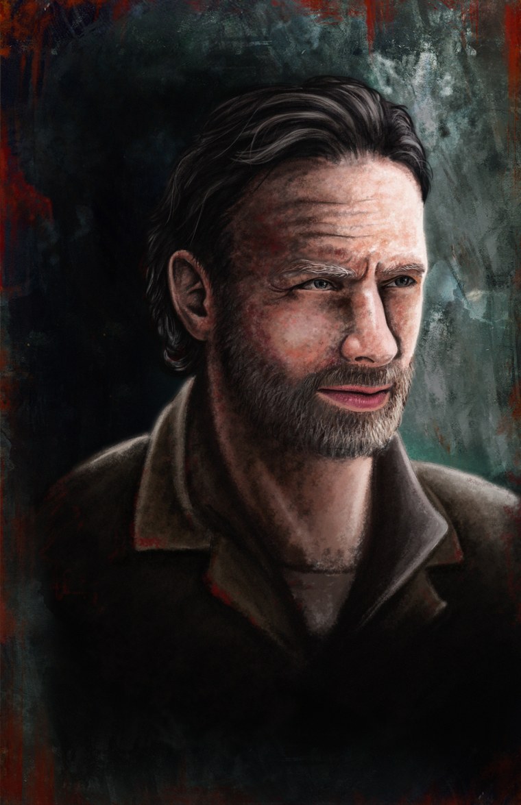 Ходячие мертвецы Рик Граймс Постер