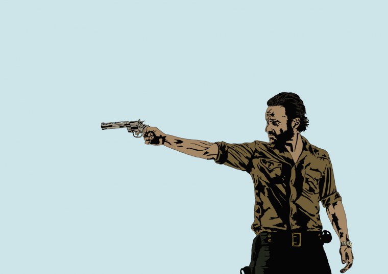 Rick Grimes стикер