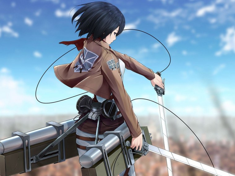 Микаса Аккерман в детстве