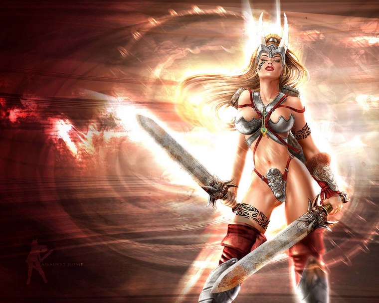 Конный лучник фэнтези