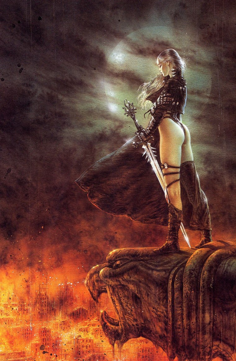 Поза фэнтези девушки