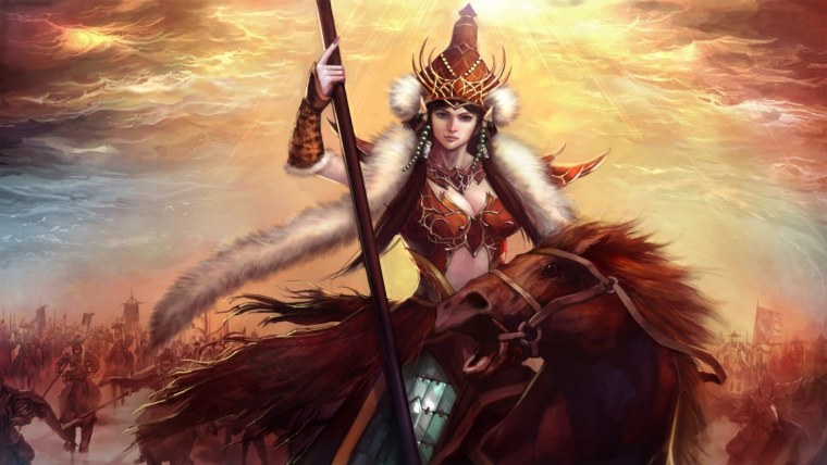 Фэнтези девушки с белыми волосами