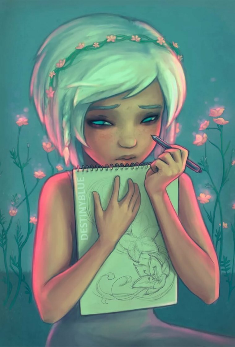 Три мультяшных девочки