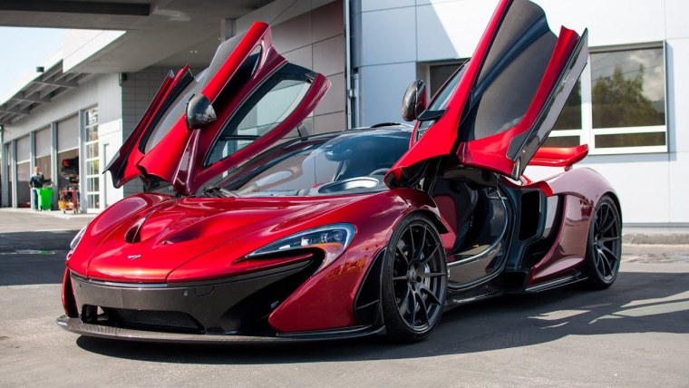 MCLAREN p1 красный