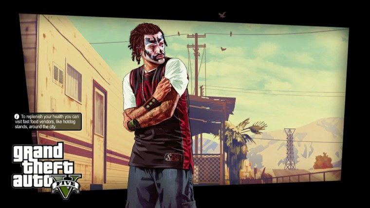 Grand Theft auto v загрузочный экран