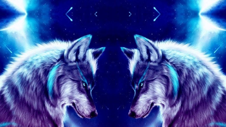 Красивые обои с волками