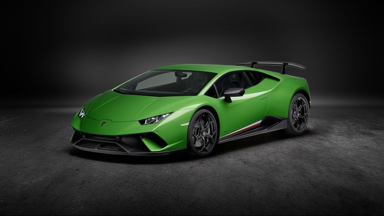 Lamborghini Huracan зеленый