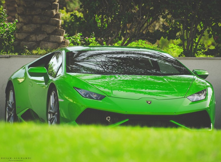Ламборгини авентадор s зеленая