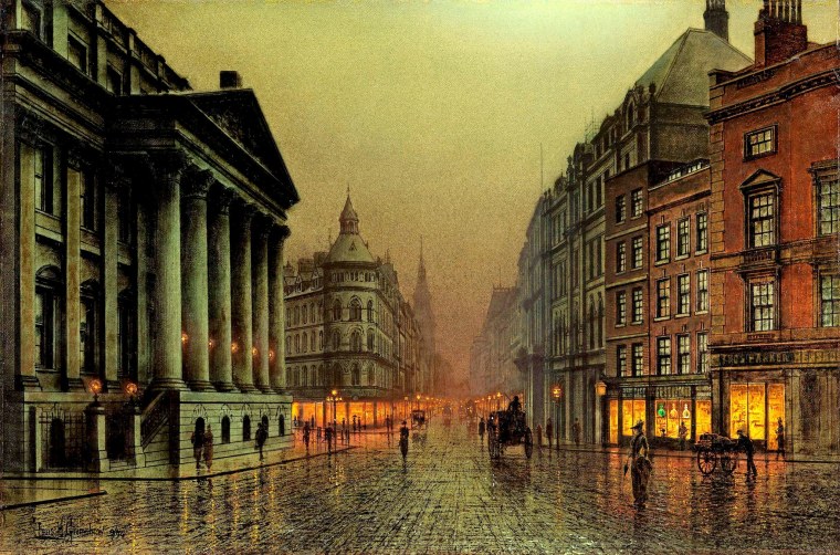 Джон Аткинсон Гримшоу the Mansion House, London