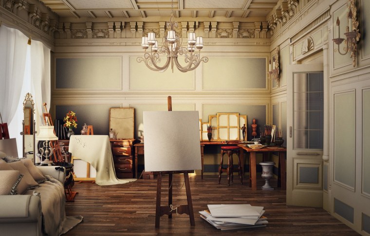 Комната художника