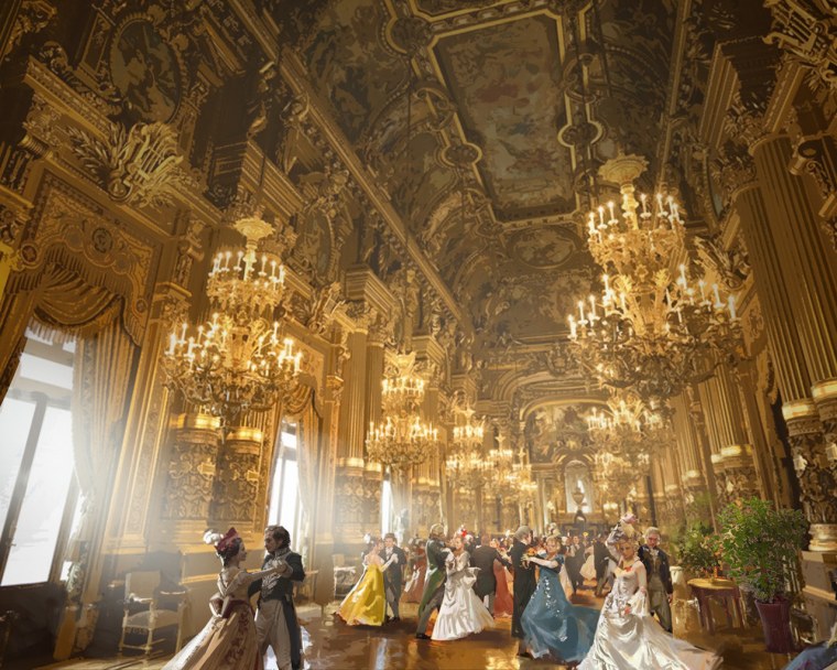 Бальный зал 19 век