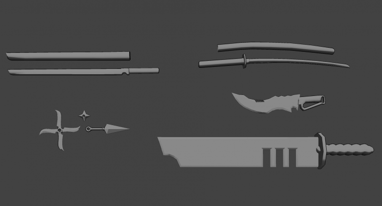 Оружие из Наруто