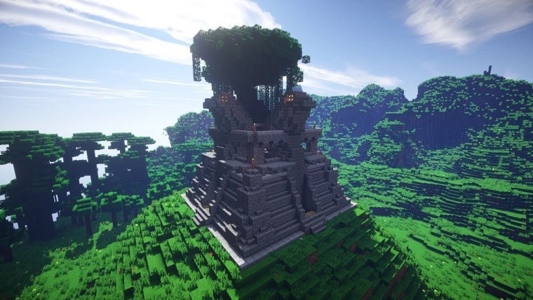 Фон на рабочий стол в стиле майнкрафт