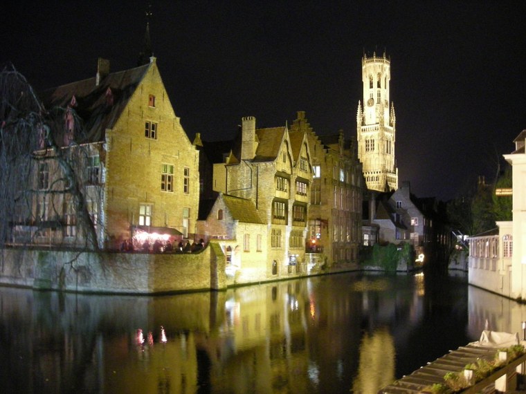 Каналы Брюгге фото гобелен
