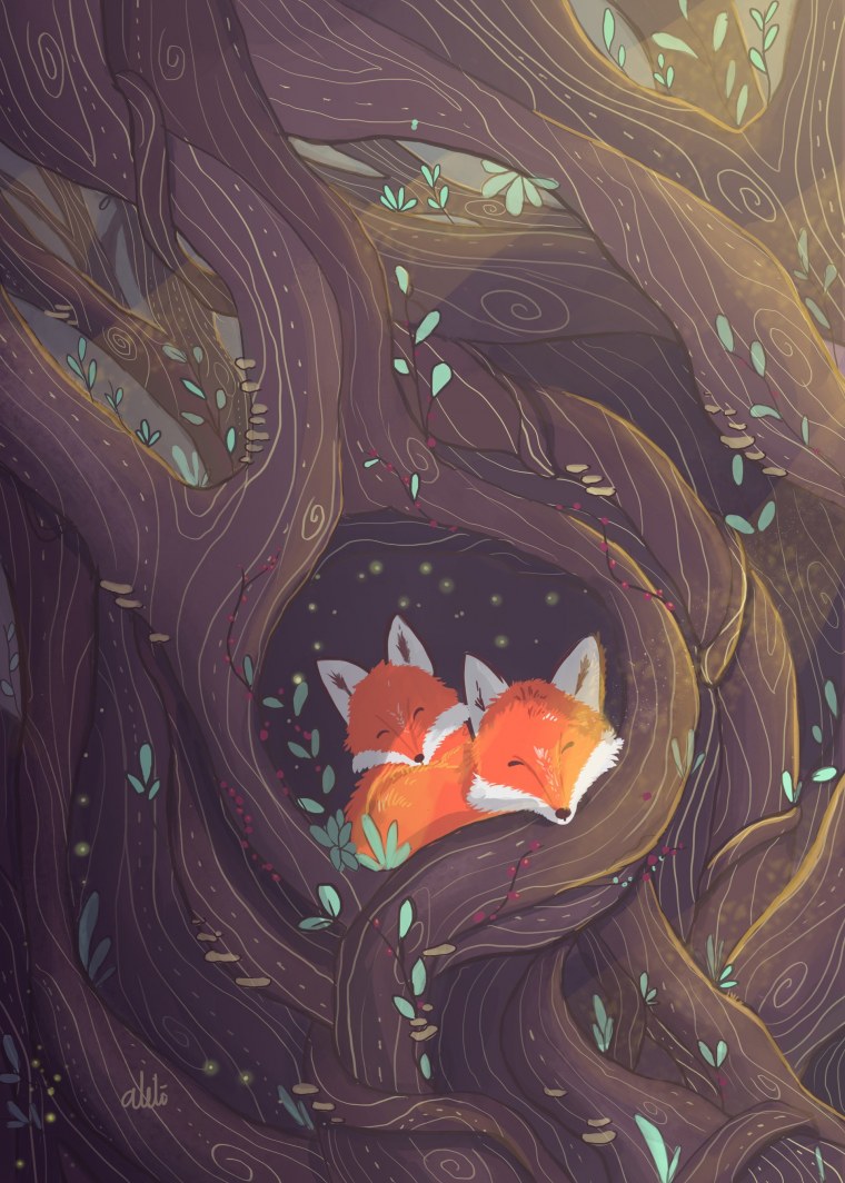 Милые арты с лисами