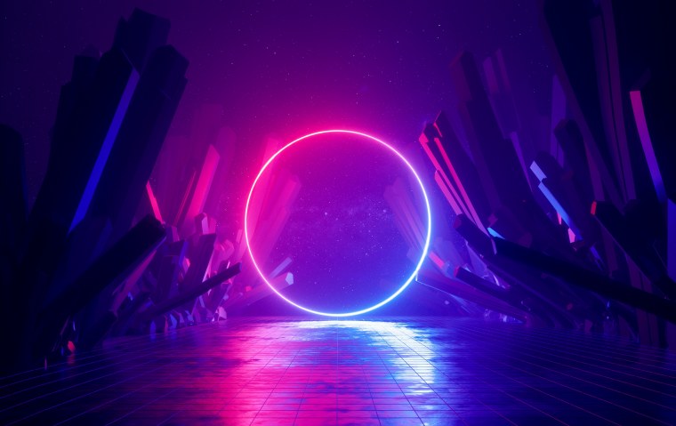 Неоновый круг