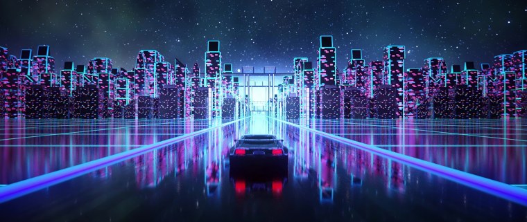 Неоновые обои