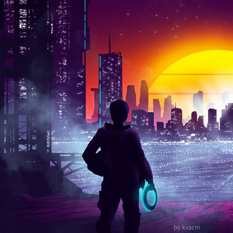 Прогулка киберпанк