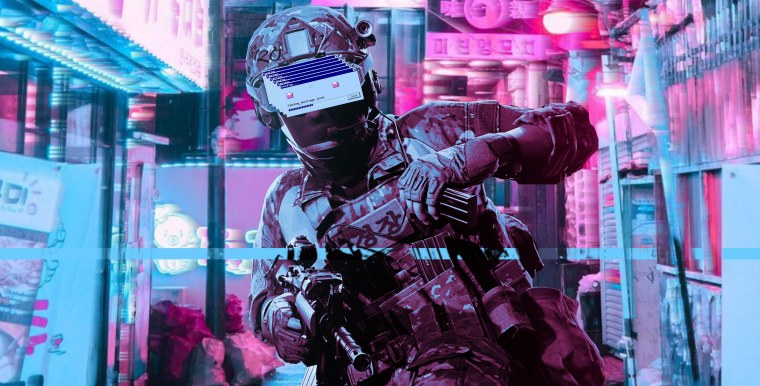 Неоновый пейзаж