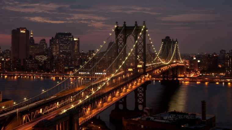 Бруклинский мост Манхэттен
