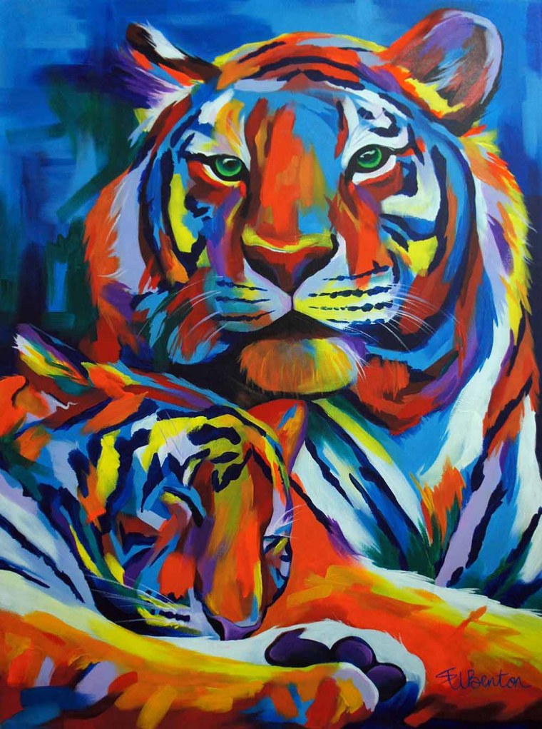 Коллин Богл художник белый тигр