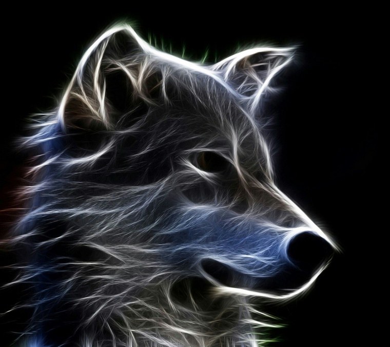 Волк на аву