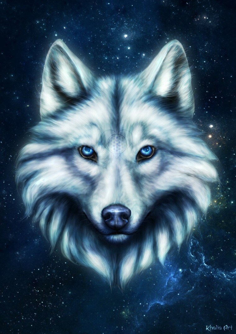 Волк на аву