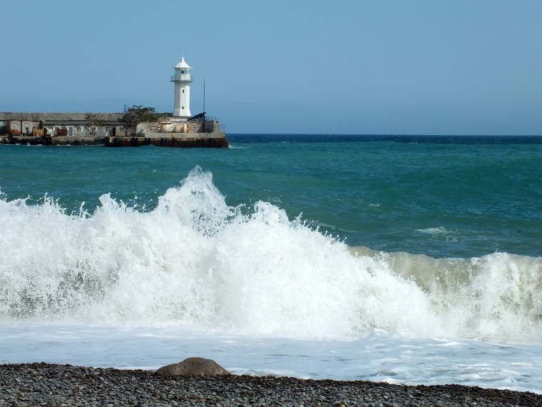 Ялта море Маяк