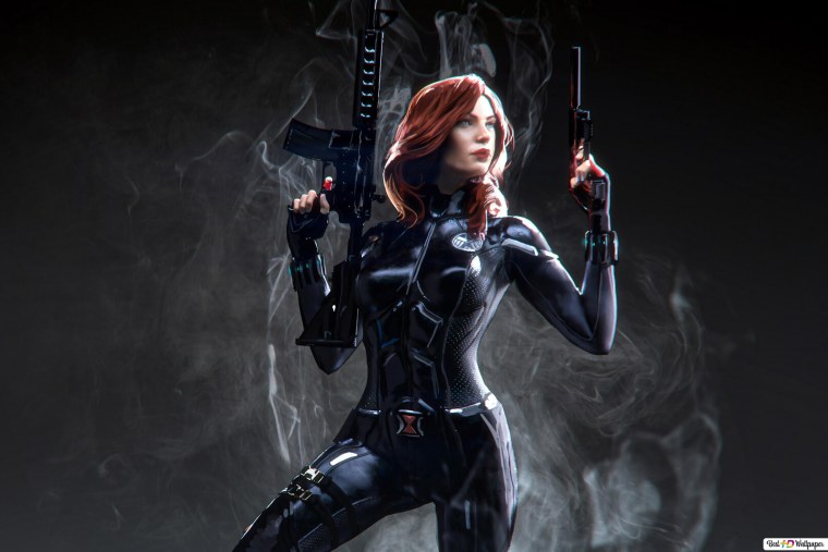 Натали Портман черная вдова