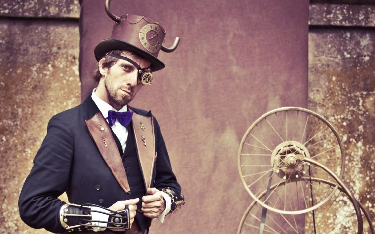 Фон в стиле стимпанк